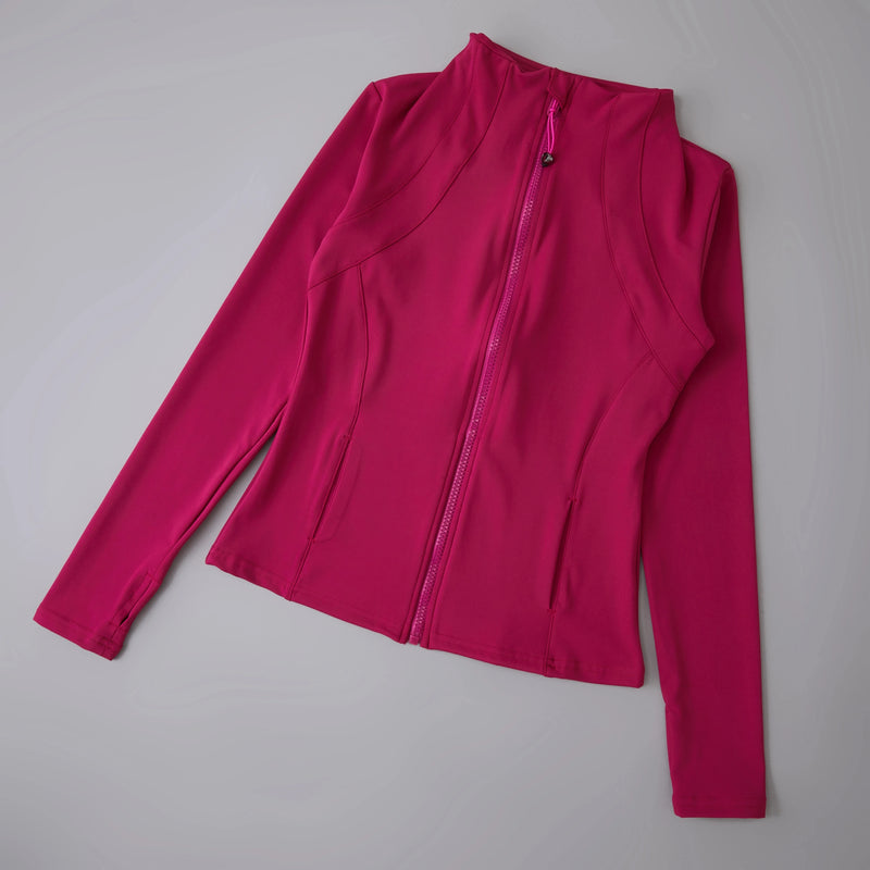 Women’s Yoga Windbreaker Jacket – Long Sleeve Running & Workout Top