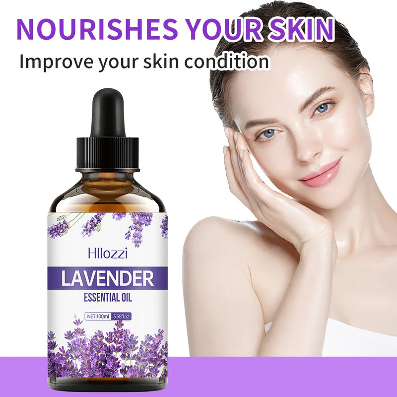 Lavender Essential Oil for Facial and Body Skin Care