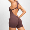 Women’s Sleeveless Short Sports Jumpsuit