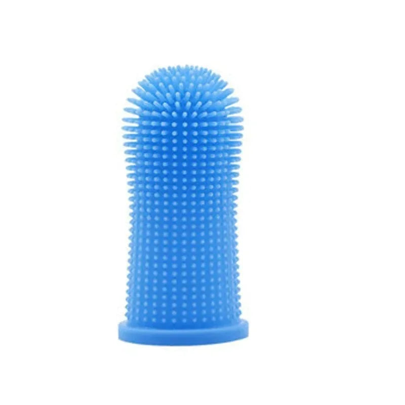 Pet Finger Toothbrush Kit for Dogs & Cats – Silicone Dental Cleaning Tool