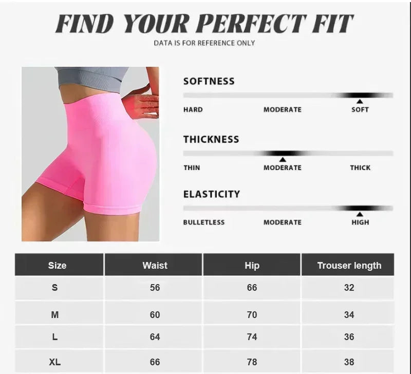 Women’s Seamless Yoga Wolf Gym Shorts