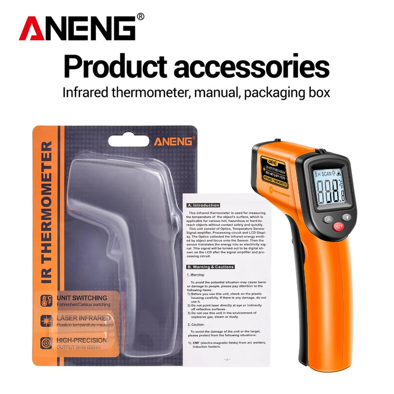 ANENG TH201 Digital Infrared Thermometer