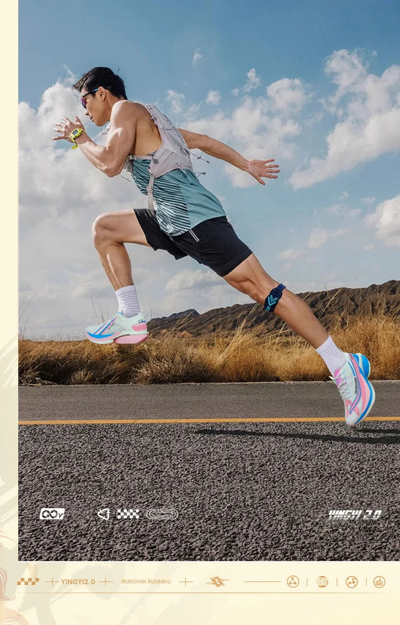 Carbon Plate Marathon Running Shoes – Lightweight Racing Sneakers with Stable Support & Cushioning