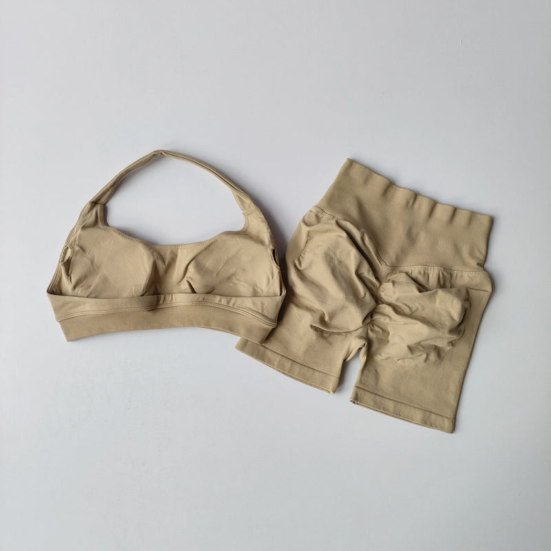 2-Piece Seamless Yoga Suit for Women