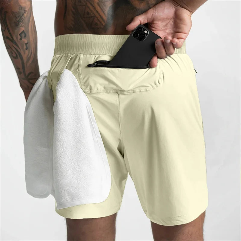 Summer Men’s Quick-Dry Training Shorts