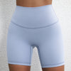 Solid Color Women’s High Waist Fitness Shorts