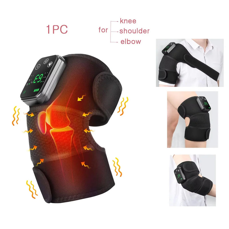 Rechargeable Electric Heated Knee and Elbow Massager with Vibration