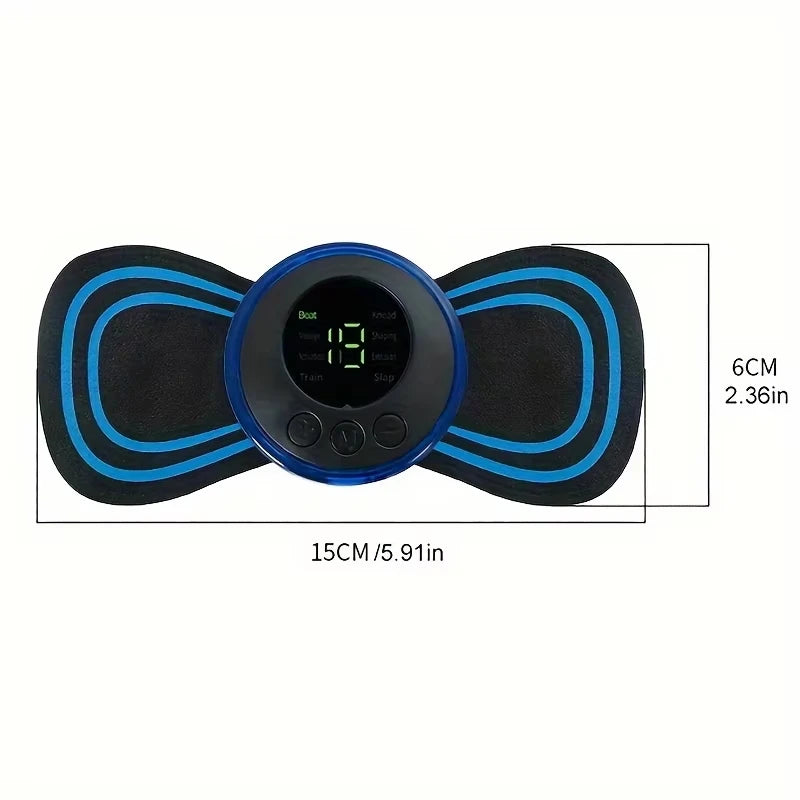 8 Modes Rechargeable Neck Massager Pad with Remote Control