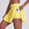 Summer Women’s Tennis Pleated Skirt with Inner Shorts