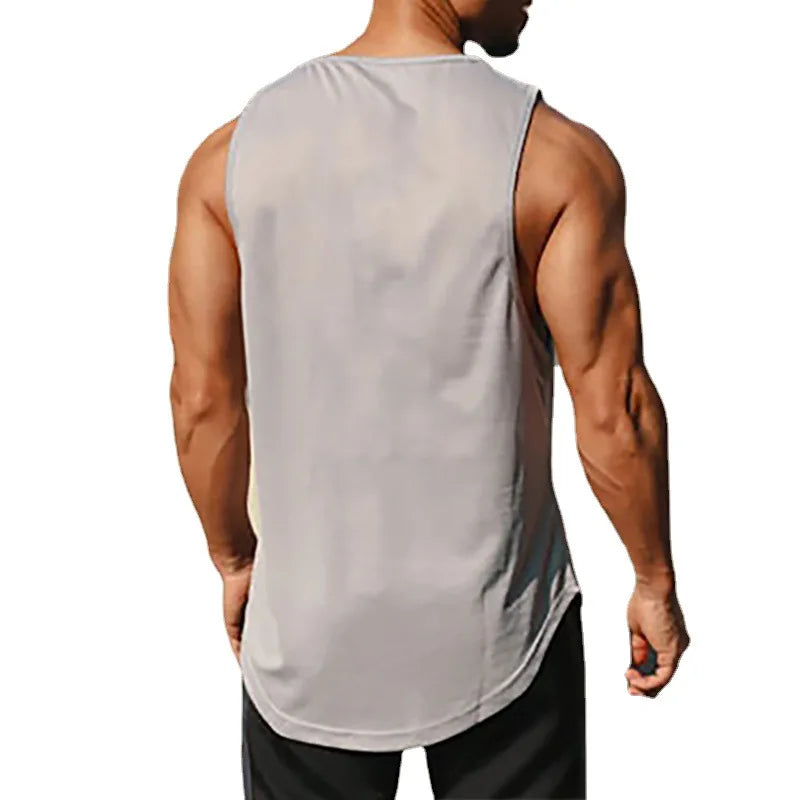 Men’s Quick-Dry Printed Gym Vest
