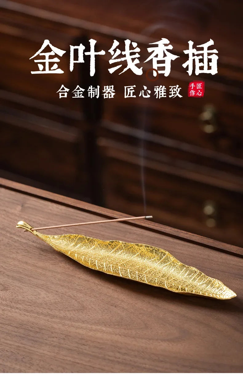 Incense Holder Ash Catcher Long Leaf Censer