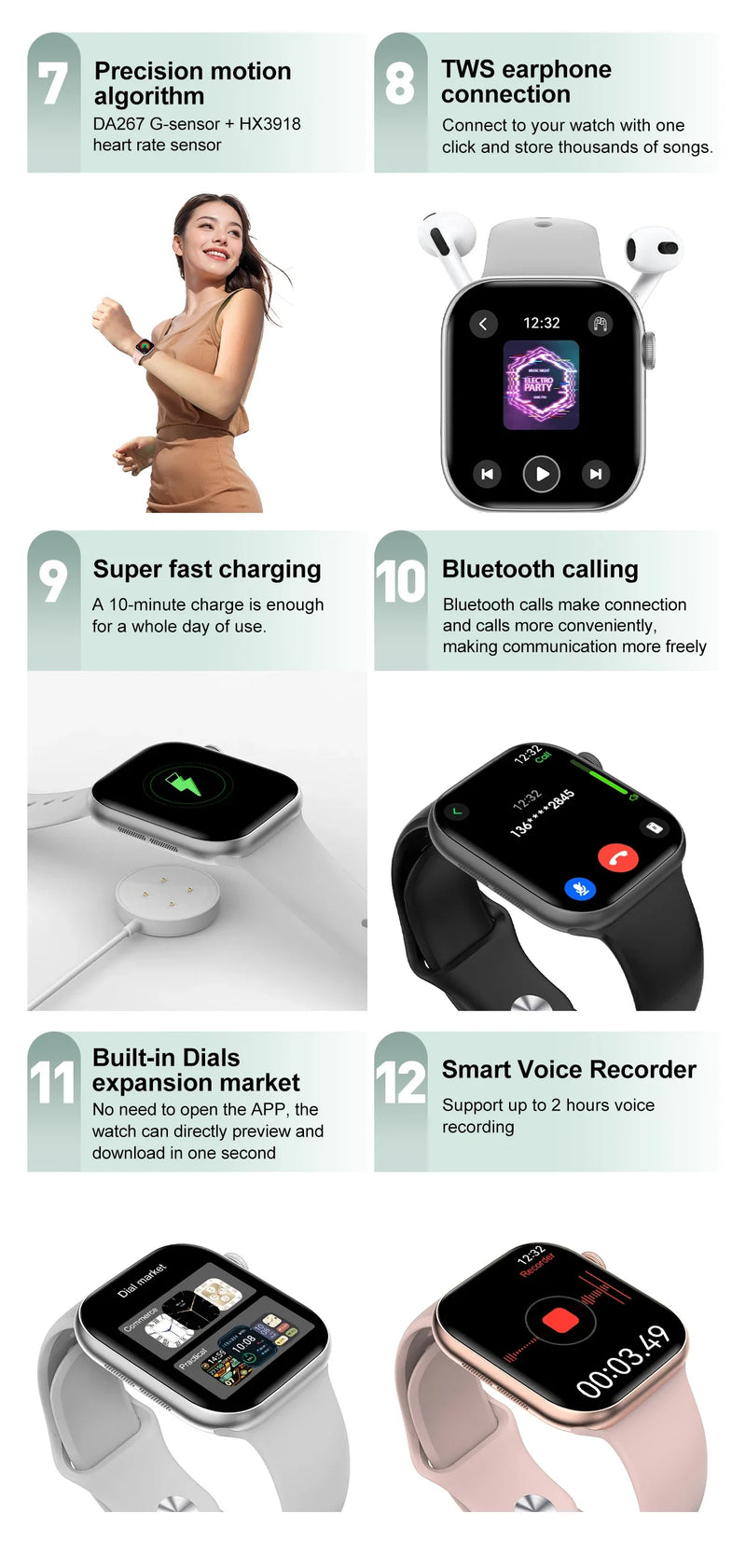 Apple DT Watch 10 Smart Watch