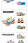 Carbon Plate Marathon Running Shoes – Lightweight Racing Sneakers with Stable Support & Cushioning