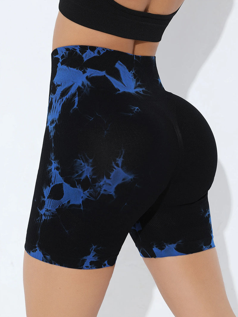 Women's Butt-Lifting Tie Dye Shorts