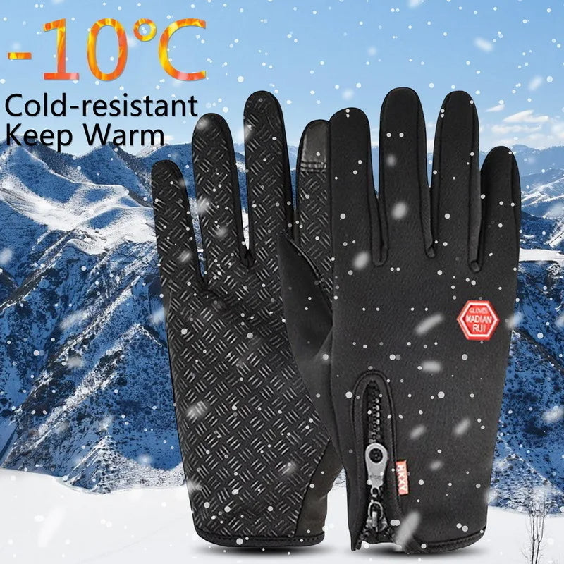 Unisex Winter Tactical Gloves – Warm Touchscreen Gloves for Hiking, Skiing & Cycling