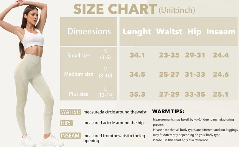 2 Pack Women’s High Waisted Seamless Butt Lifting Yoga Leggings