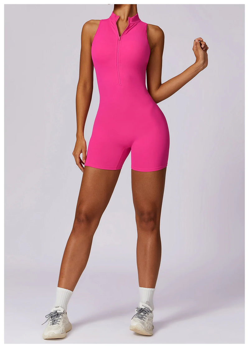 Women’s V-Back Scrunch Sports Jumpsuit