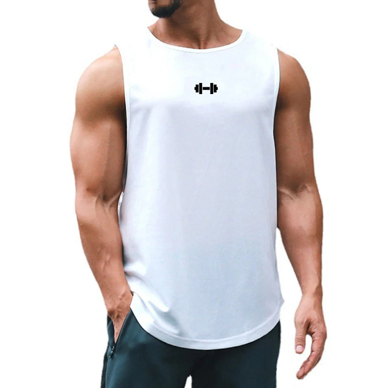 Men’s Quick-Dry Printed Gym Vest