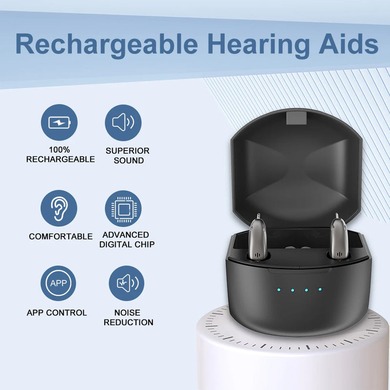 Rechargeable Digital BTE Hearing Aid