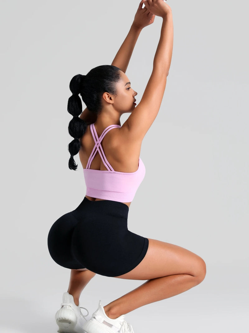 Women’s High Waist Yoga Shorts – Tummy Control & Booty Lift