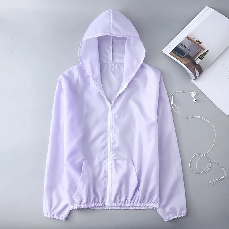 Quick Dry Breathable UV Protection Jacket – Lightweight Sunscreen Coat for Men & Women