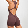 Women’s Sleeveless Short Sports Jumpsuit