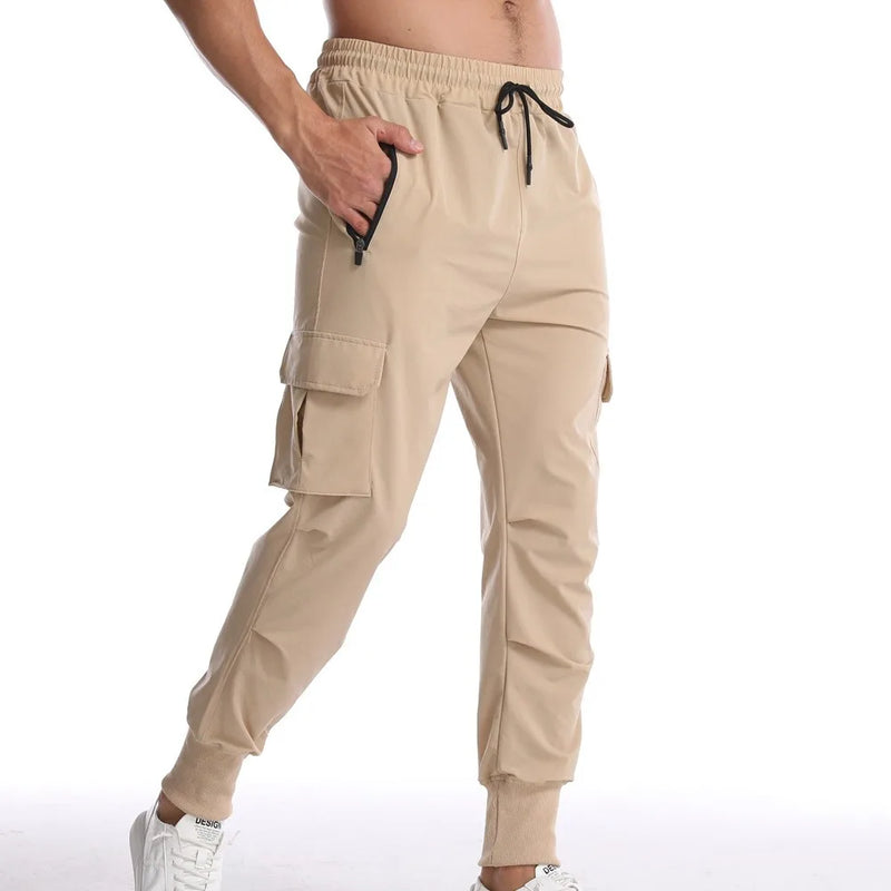 Men’s Camouflage Quick-Dry Sports Pants – Lightweight Stretch Workout Joggers for Running & Training