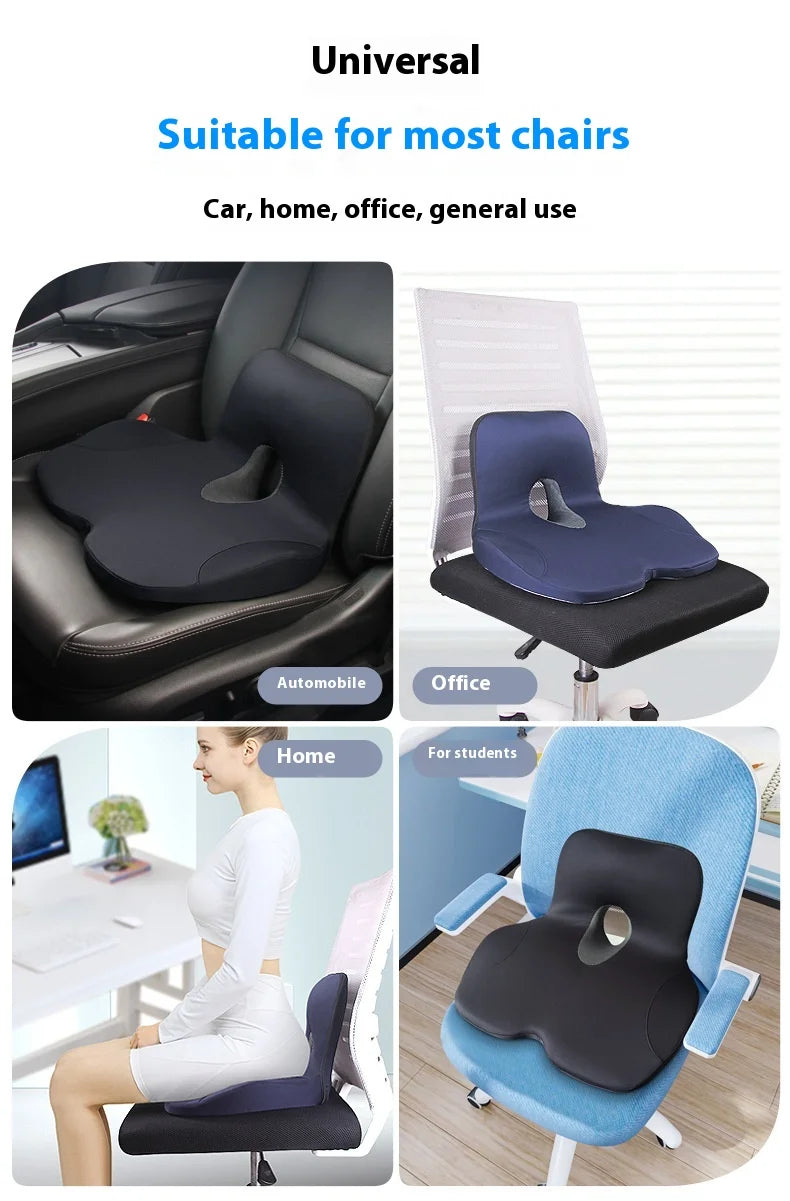 L-Shaped Integrated Office Chair Seat Cushion