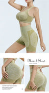 Yoga Set Gym Shorts Women Sport Bras and Workout Tops