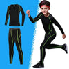 Kids Compression Sportswear Set – Warm Running & Basketball Base Layers for Boys