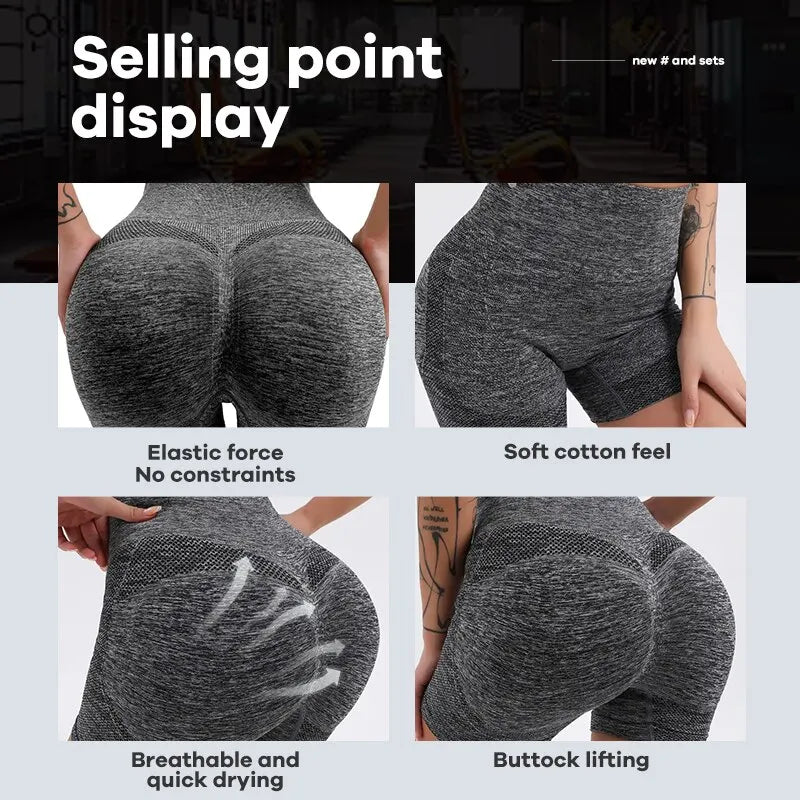 CZGUKE Women’s High Waist – Butt Lifting, Tummy Control, Yoga Shorts