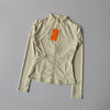 Women’s Slim Fit Zip-Up Yoga Jacket – Quick Dry Fitness Top