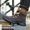 Men's Waterproof Steel Toe Safety Boots – Anti-Smash, Puncture-Resistant Work Shoes