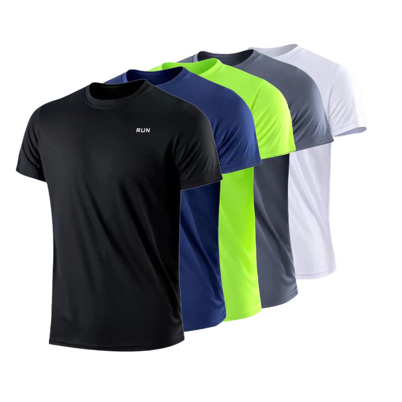 Men’s Bodybuilding Top – Short Sleeve Gym Fitness T-Shirt