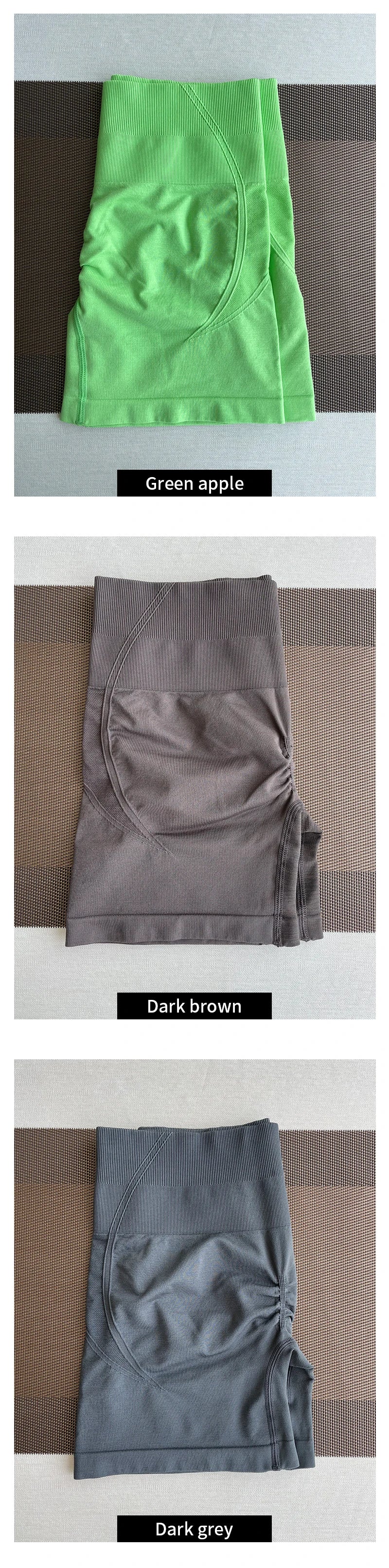 TKITK Women's High Waist Seamless Tight Shorts