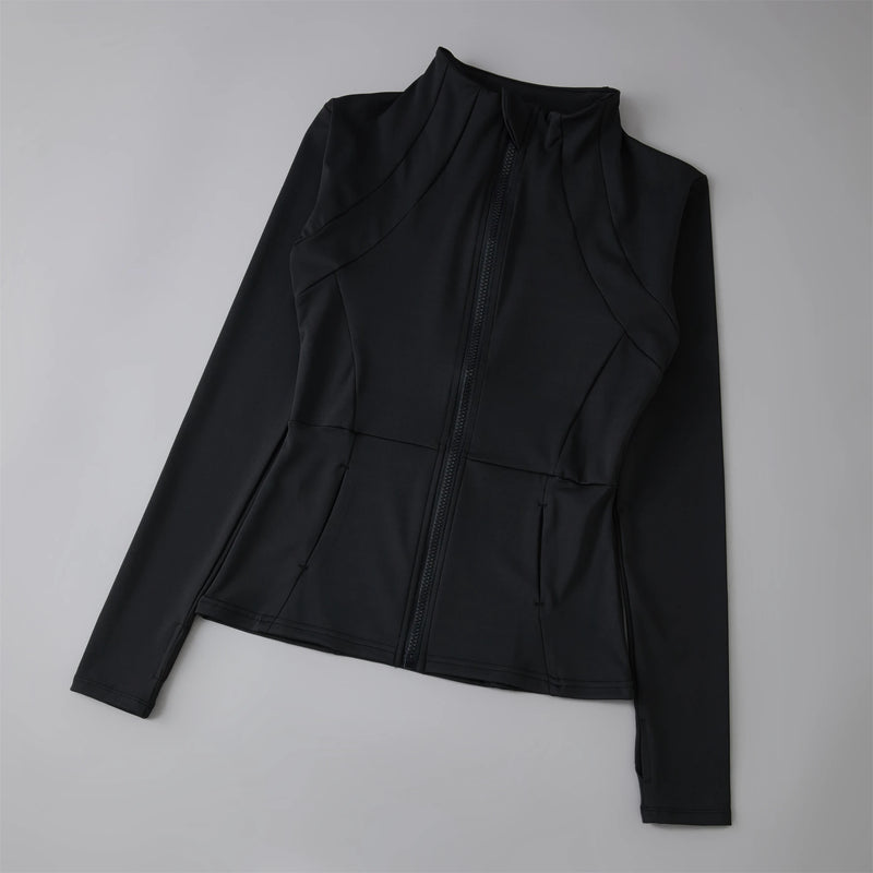 Women’s Yoga Windbreaker Jacket – Long Sleeve Running & Workout Top