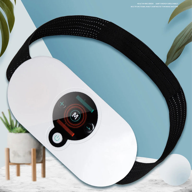 EMS Abdominal Slimming Belt – Electric Waist Trainer & Fat Burner