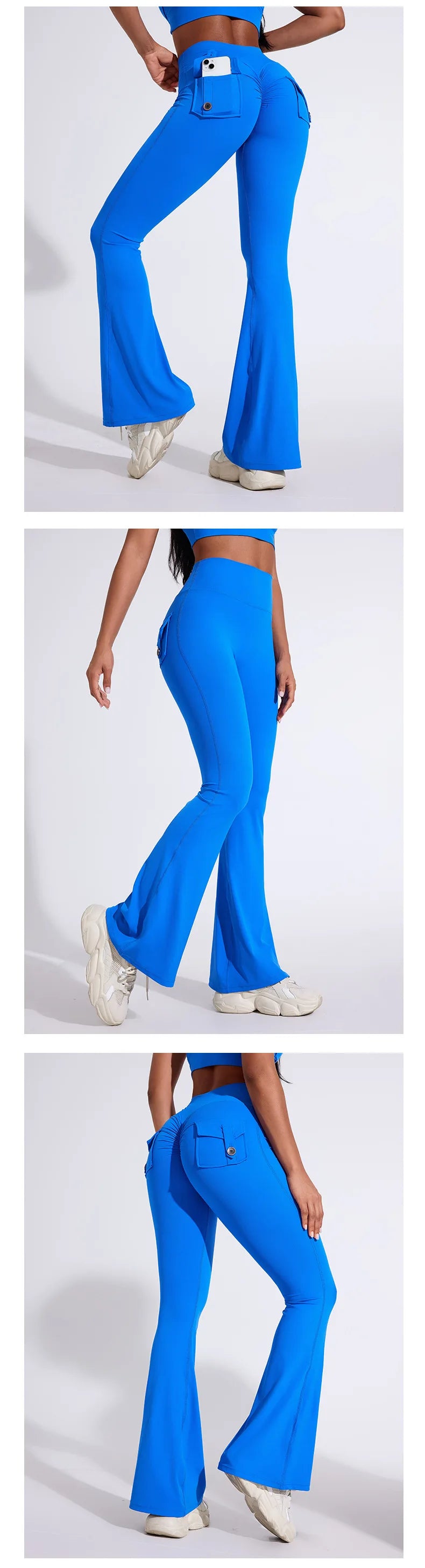 QINACTIVE Women’s Flared Fitness Pants