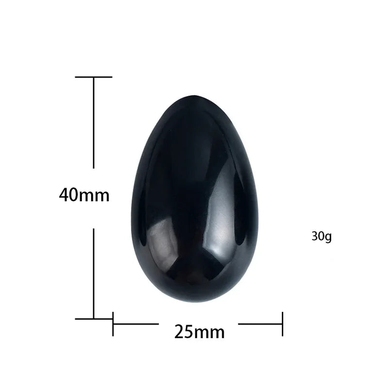 100% Pure Natural Quartz Yoni Egg Set Kegel Exerciser Balls