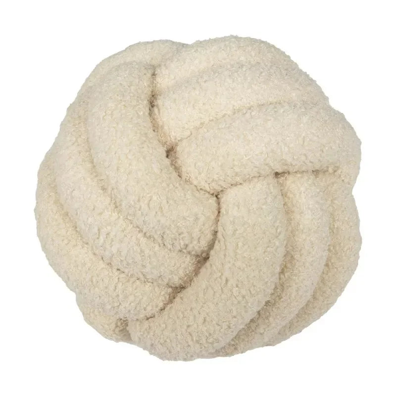 Aesthetic Knot Globe Plush Cushion