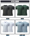 Men's Summer Loose Breathable Short Sleeve Outdoor Cycling Quick Dry Top