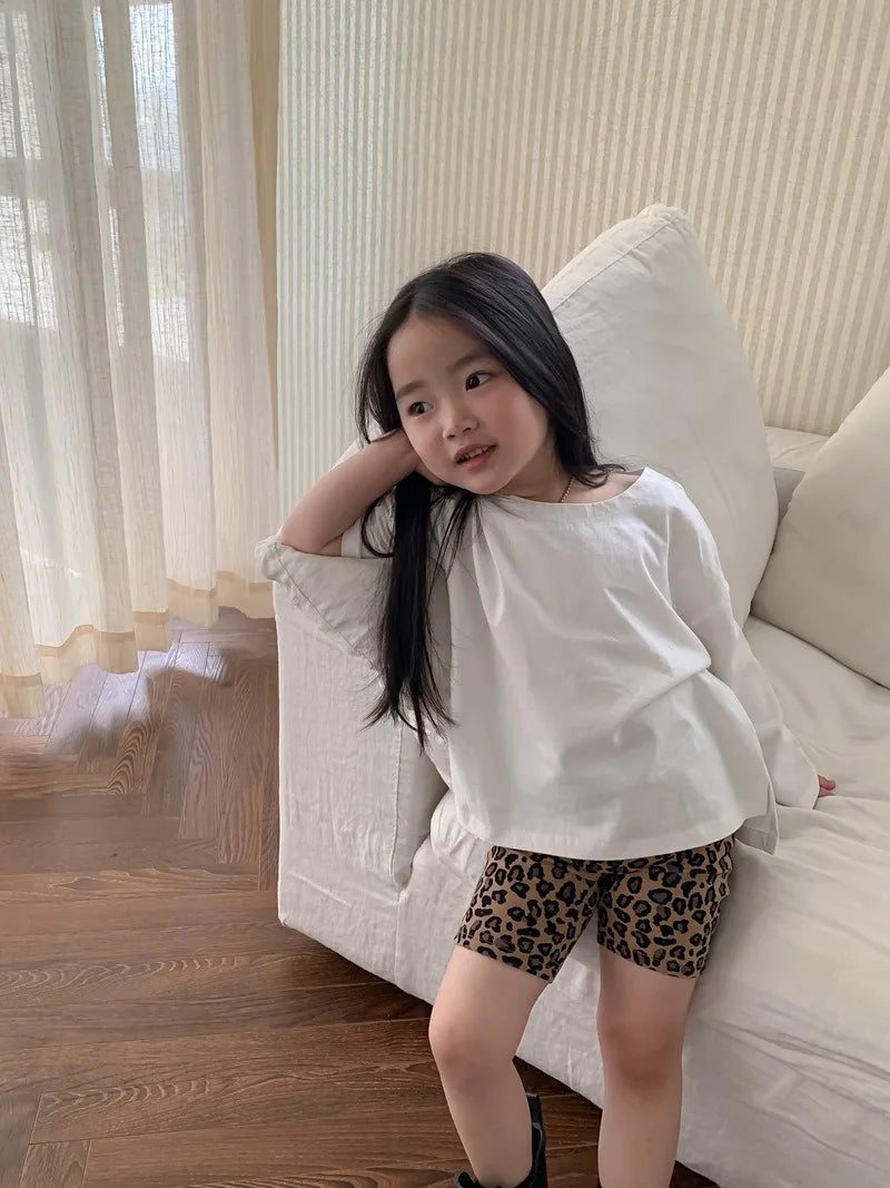 Girls’ Leopard Print Shorts Leggings