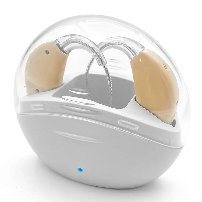 Rechargeable Portable Hearing Aid for the Elderly