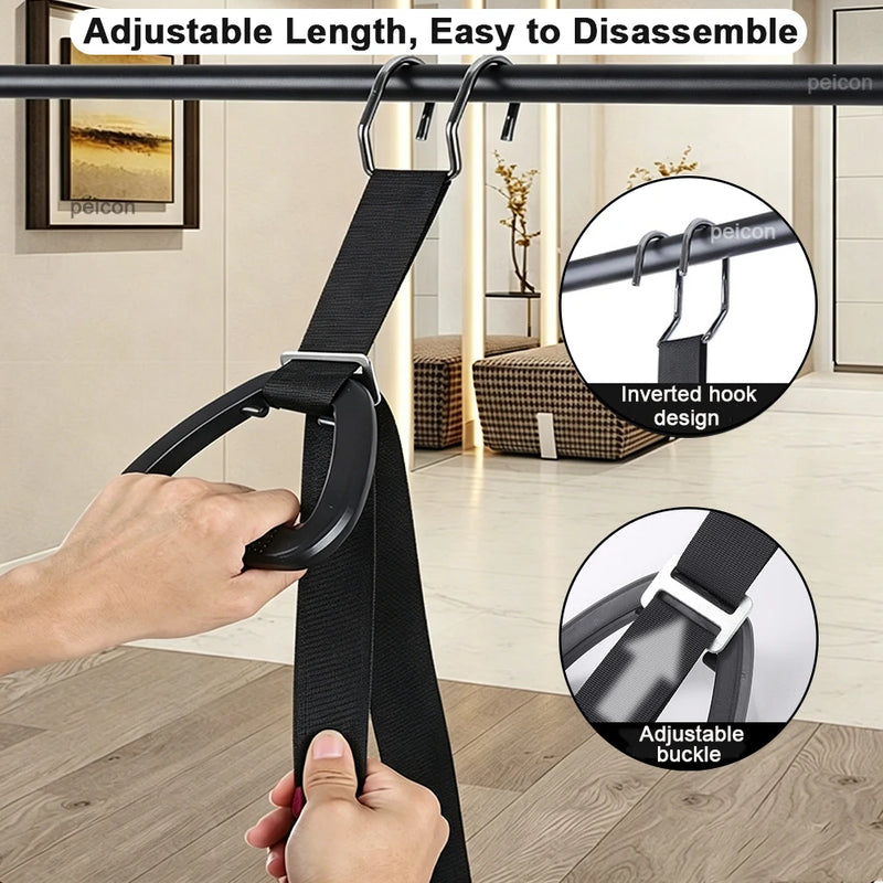 Portable Lumbar Traction Belt – Ergonomic Lower Back Support