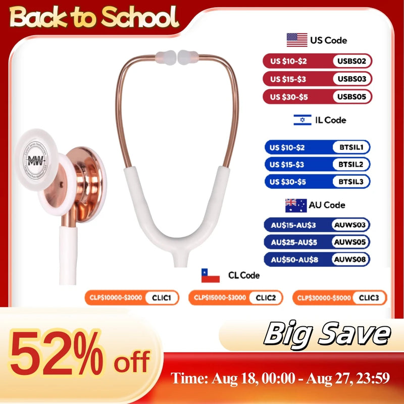 Medical Double-Sided Professional Stethoscope