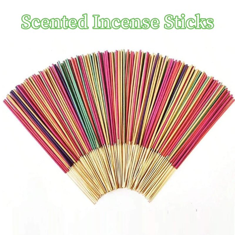 30-240pc Aromatherapy Incense Sticks with 7 Natural Fragrances