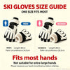 Unisex Winter Cycling Gloves – Warm Thermal Ski Gloves with Non-Slip Grip