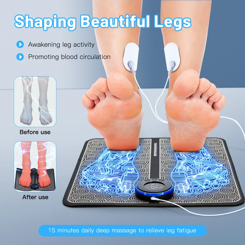 Electric EMS Foot Massager Accessories Pulse Muscle Stimulator