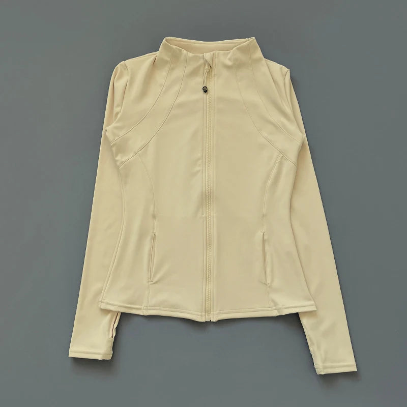 Women’s Yoga Windbreaker Jacket – Long Sleeve Running & Workout Top