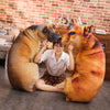 Soft Lifelike Animal Throw Pillow